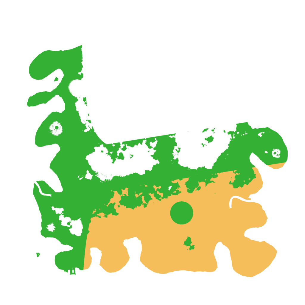 Biome Rust Map: Procedural Map, Size: 3500, Seed: 90911483