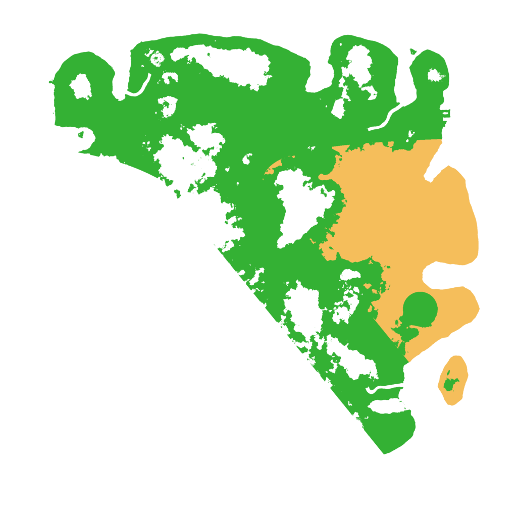 Biome Rust Map: Procedural Map, Size: 3950, Seed: 89218506