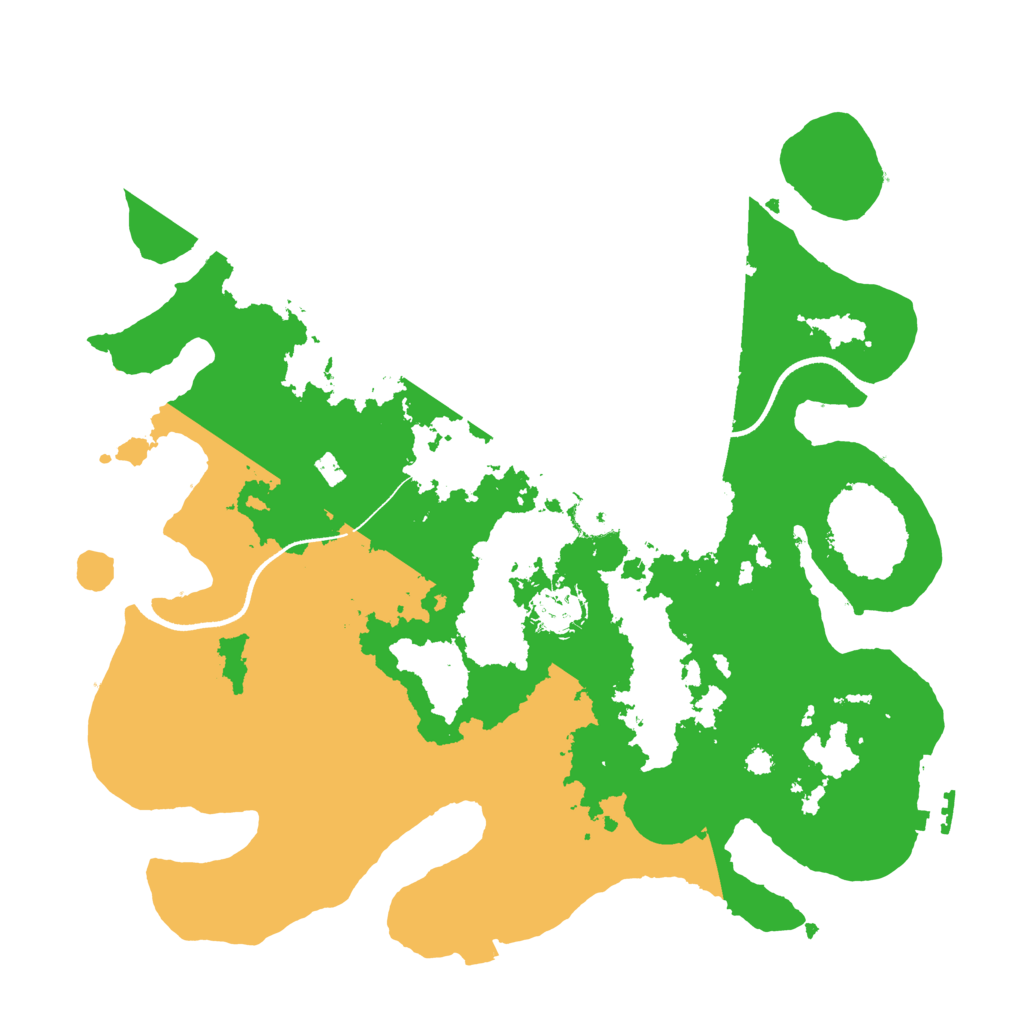 Biome Rust Map: Procedural Map, Size: 3500, Seed: 1931523678