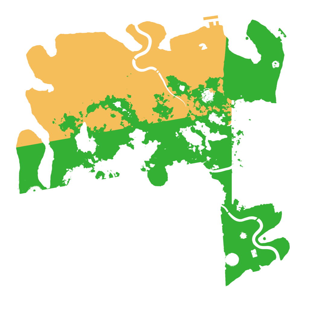 Biome Rust Map: Procedural Map, Size: 4250, Seed: 52115773