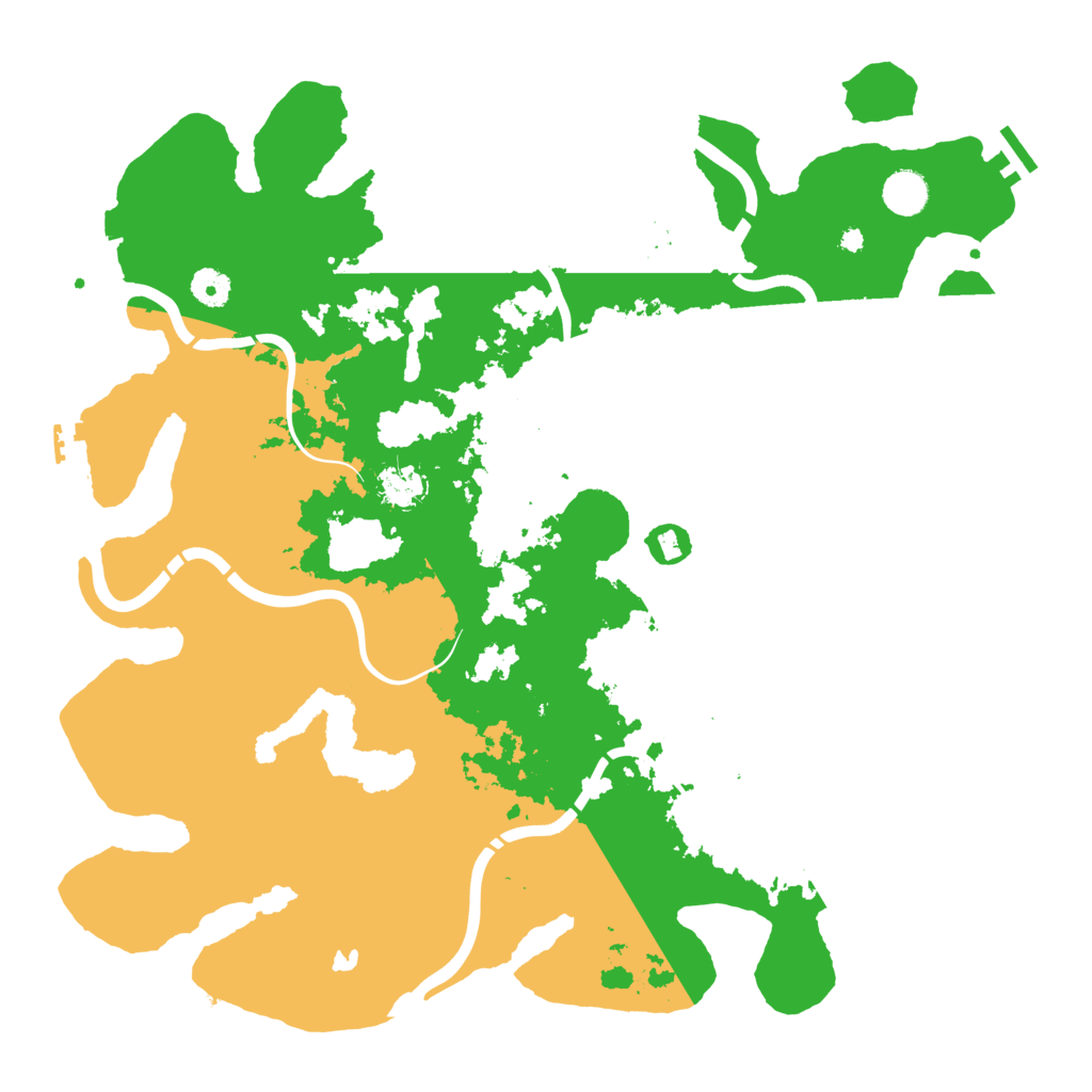 Biome Rust Map: Procedural Map, Size: 4250, Seed: 96412677