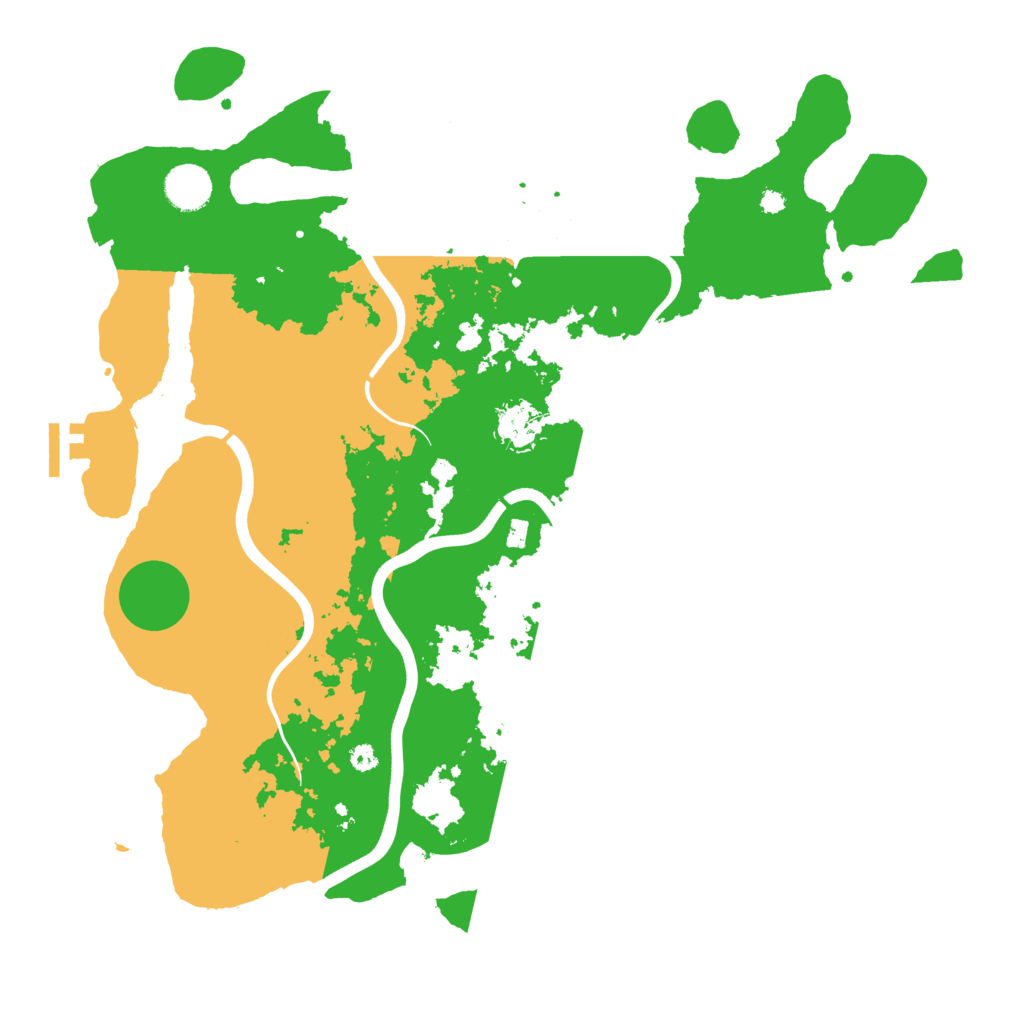 Biome Rust Map: Procedural Map, Size: 3850, Seed: 416903921