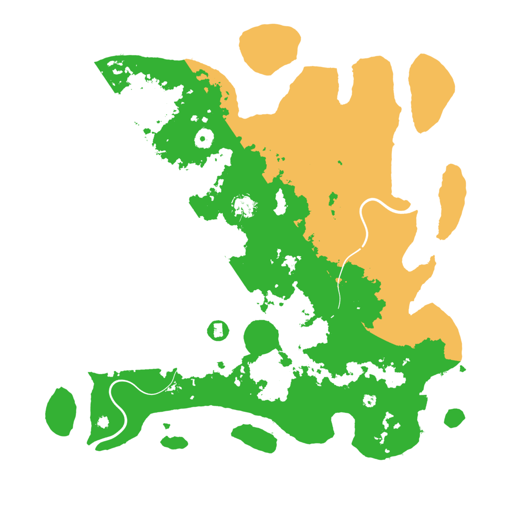 Biome Rust Map: Procedural Map, Size: 3900, Seed: 86491290