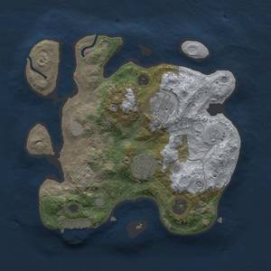 Thumbnail Rust Map: Procedural Map, Size: 2550, Seed: 240050940, 9 Monuments