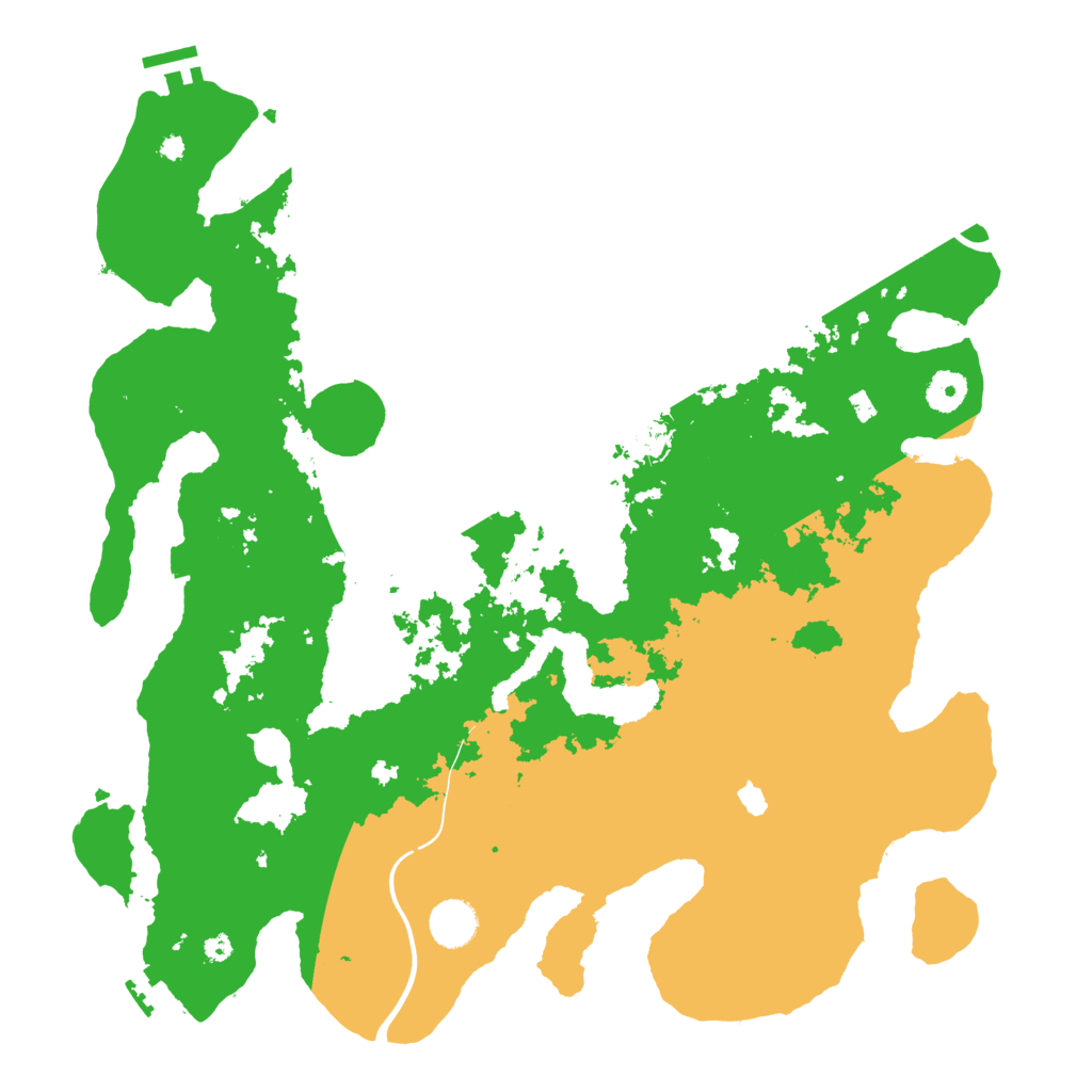 Biome Rust Map: Procedural Map, Size: 4000, Seed: 1217917574