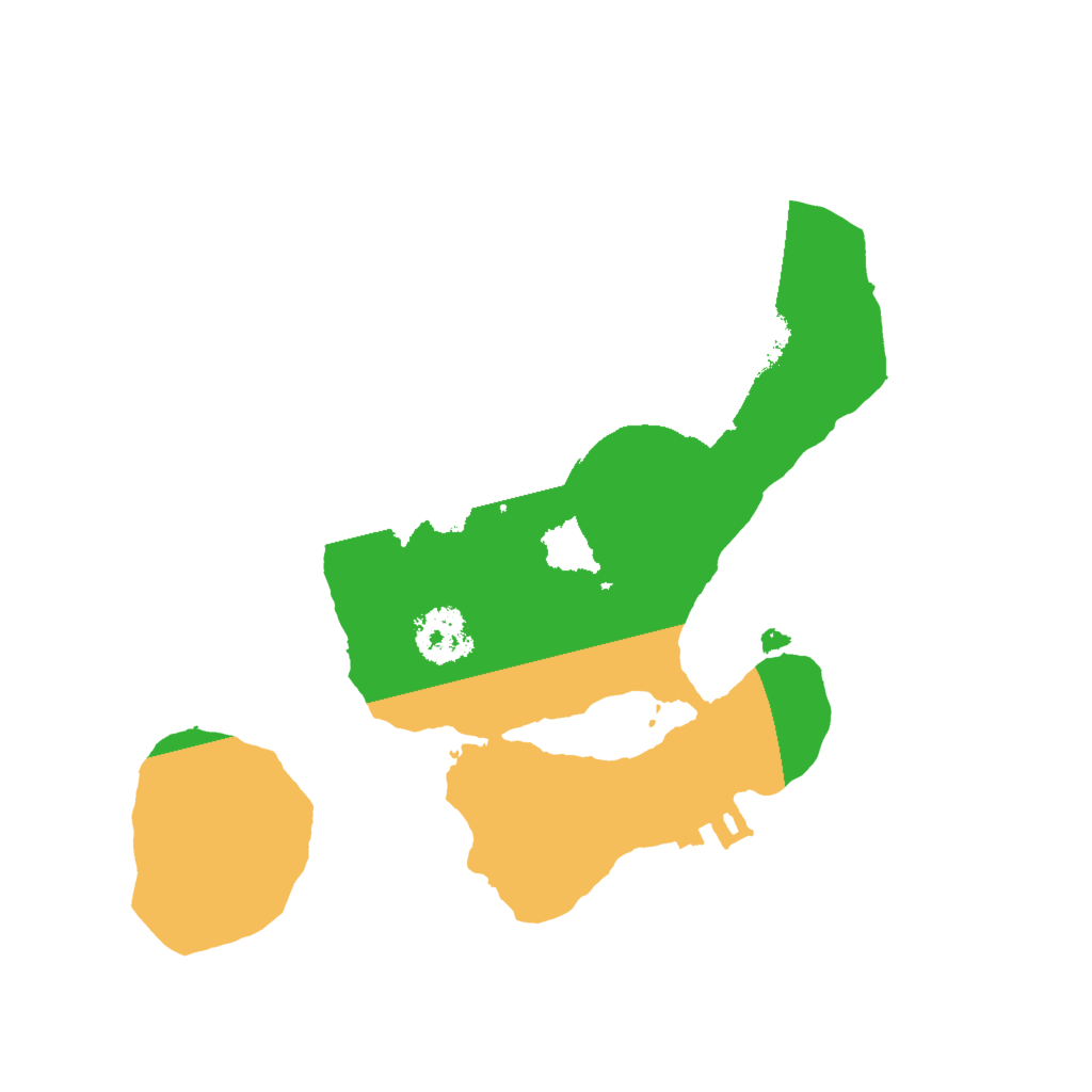 Biome Rust Map: Procedural Map, Size: 2000, Seed: 867837152