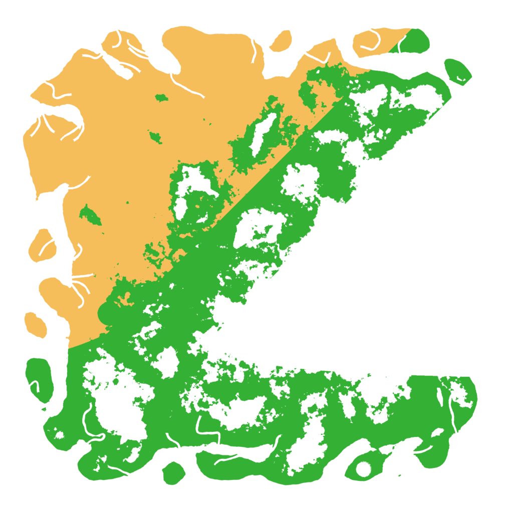Biome Rust Map: Procedural Map, Size: 6000, Seed: 821112896