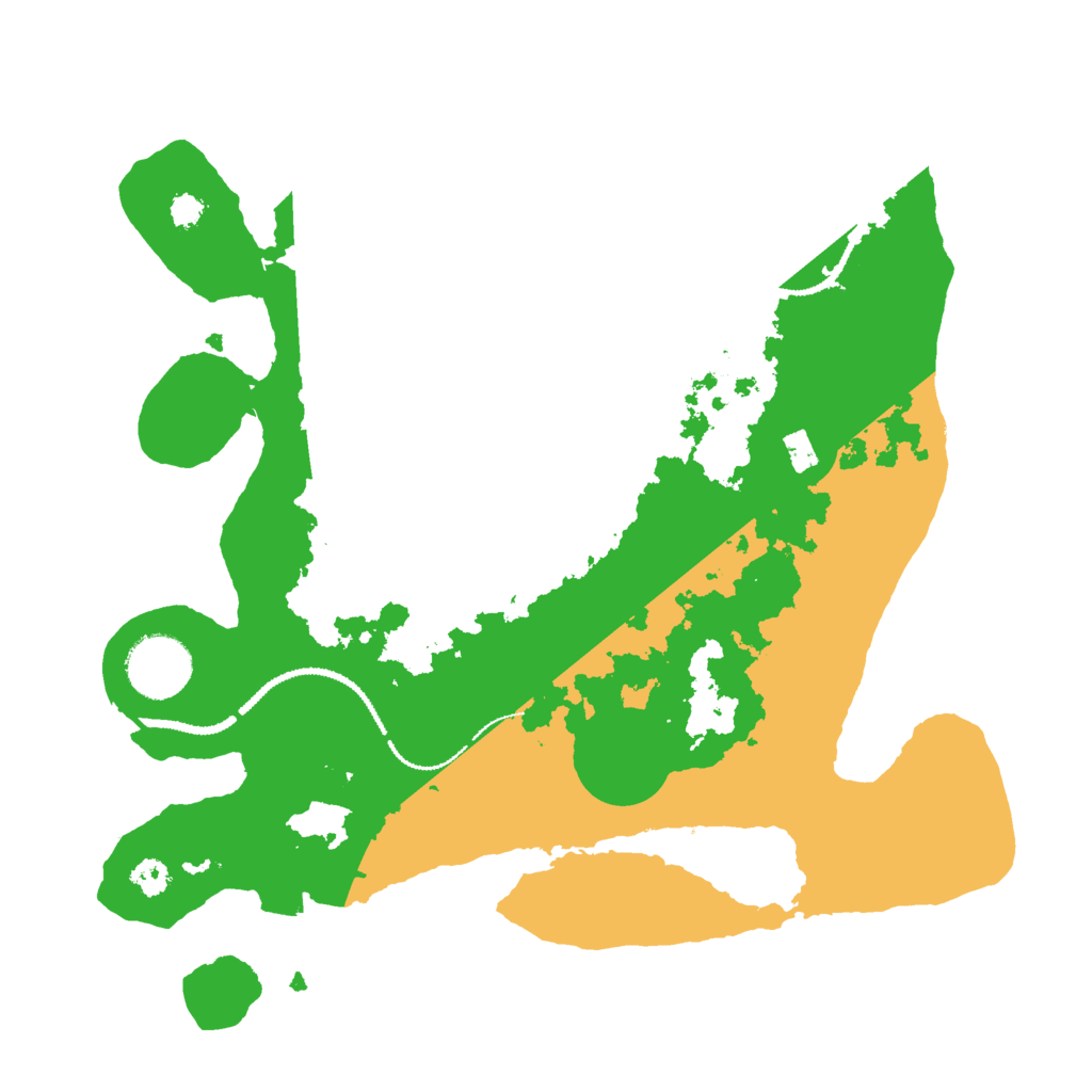 Biome Rust Map: Procedural Map, Size: 3000, Seed: 12345690