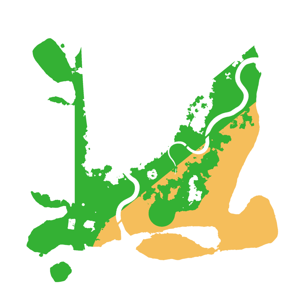 Biome Rust Map: Procedural Map, Size: 3000, Seed: 12345690