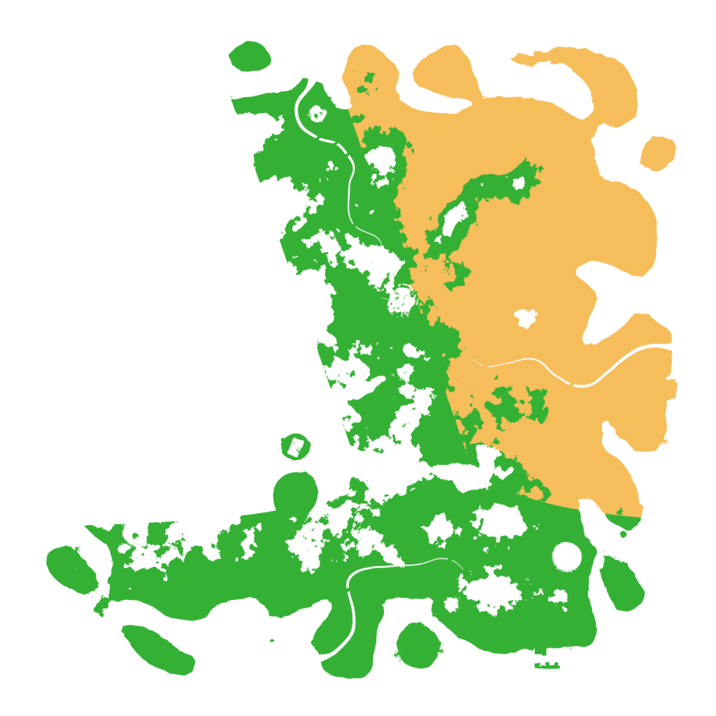 Biome Rust Map: Procedural Map, Size: 4300, Seed: 65842395