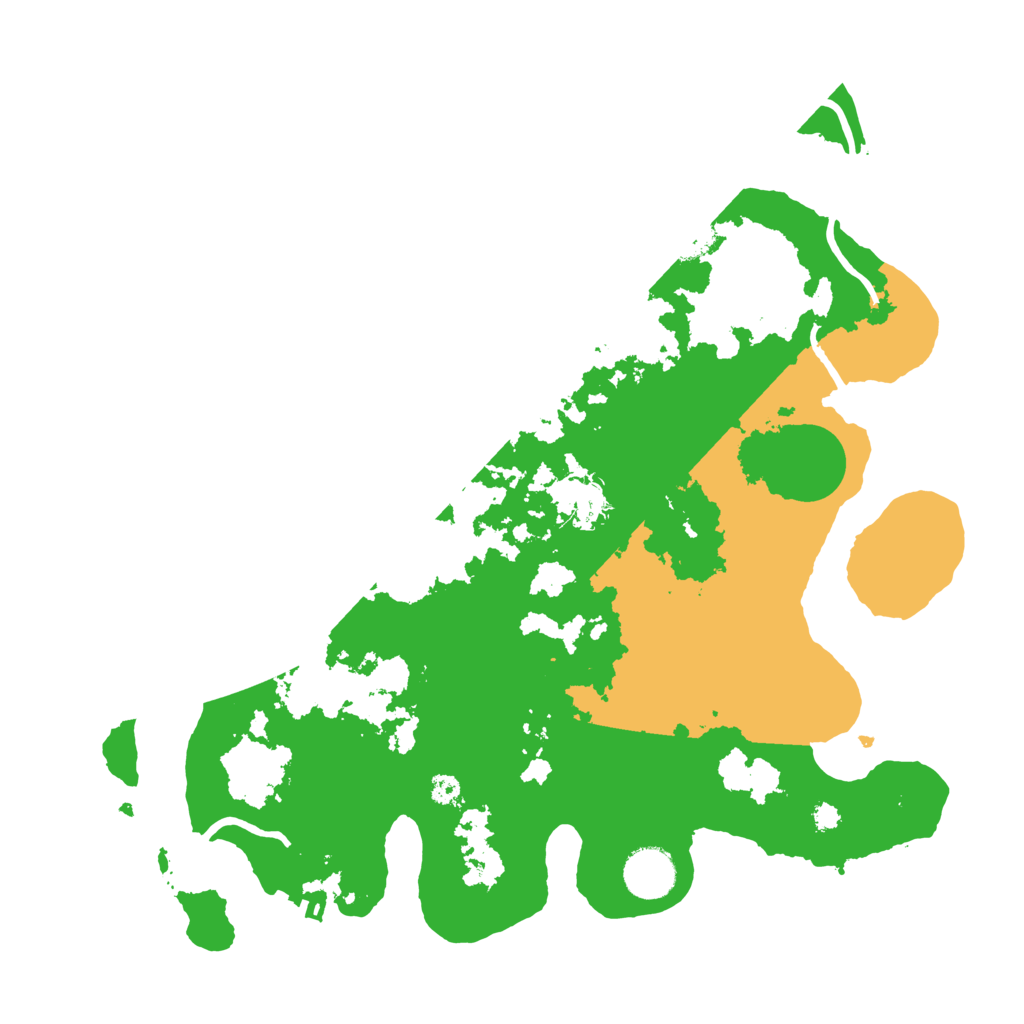 Biome Rust Map: Procedural Map, Size: 3500, Seed: 1118051684