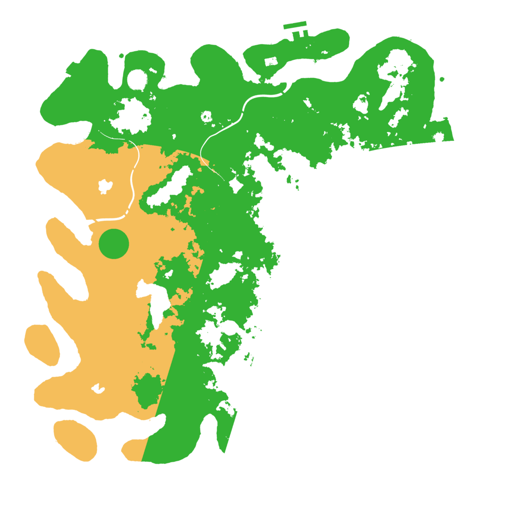Biome Rust Map: Procedural Map, Size: 4500, Seed: 1917087487