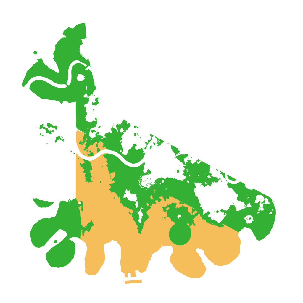Biome Rust Map: Procedural Map, Size: 3650, Seed: 89040249