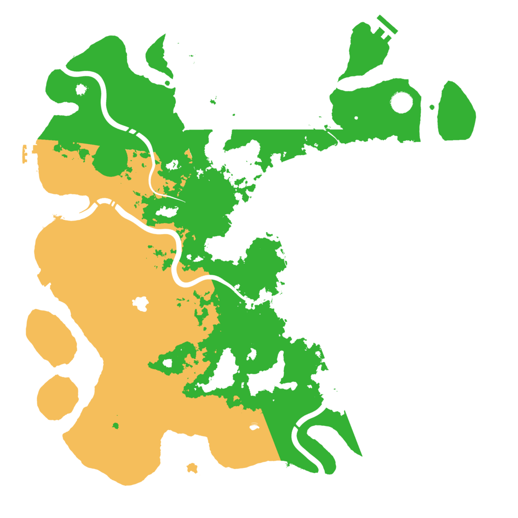 Biome Rust Map: Procedural Map, Size: 4250, Seed: 17003301