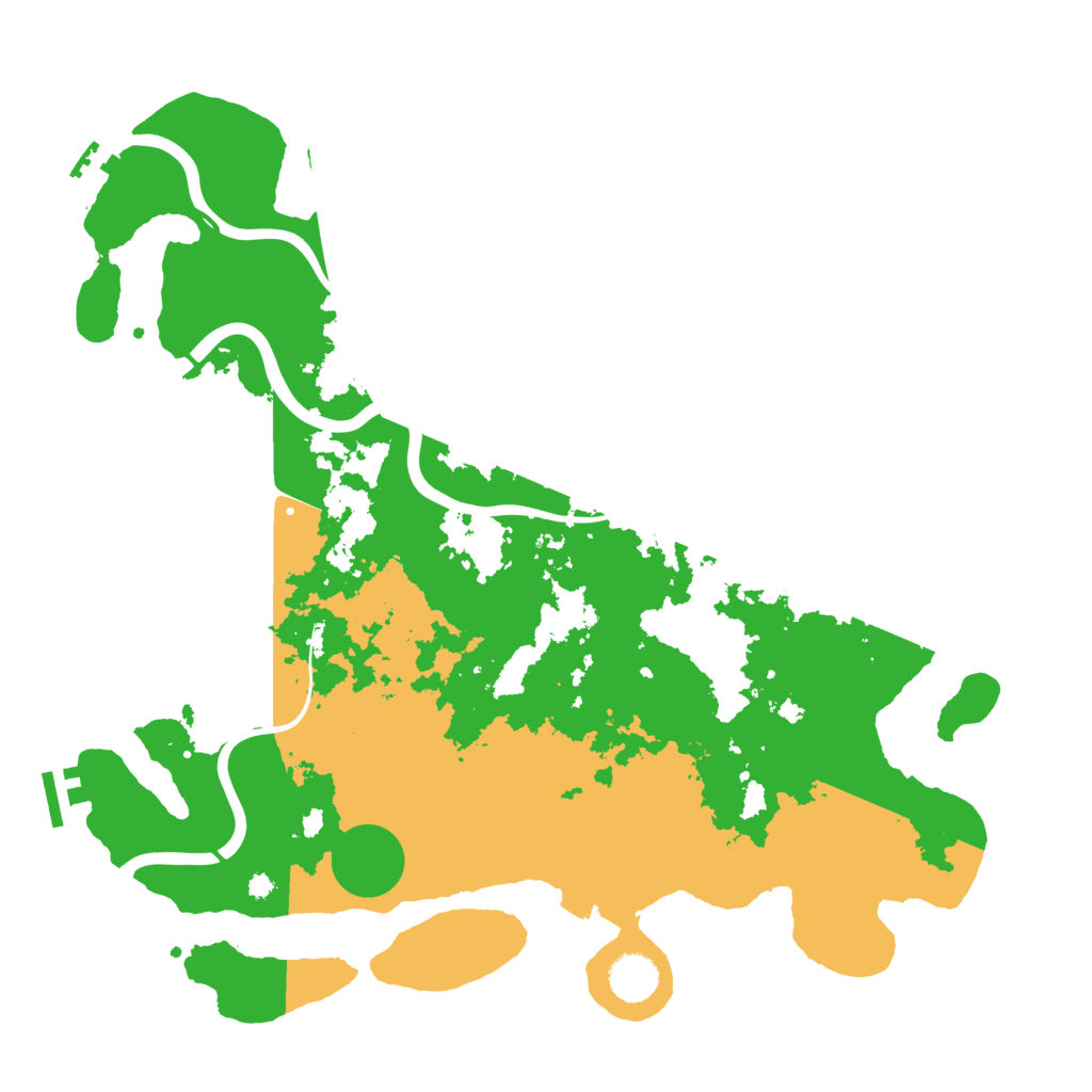 Biome Rust Map: Procedural Map, Size: 3950, Seed: 53965203