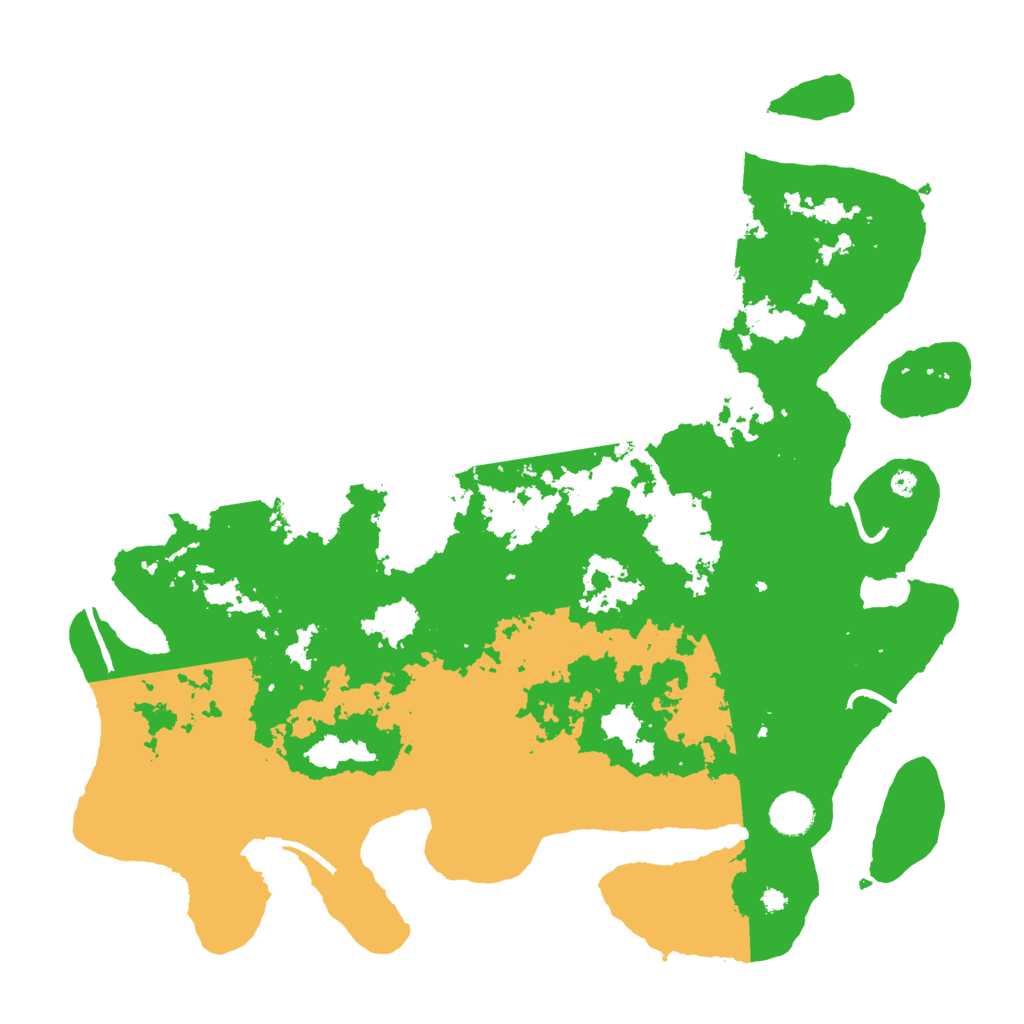 Biome Rust Map: Procedural Map, Size: 4100, Seed: 64024451