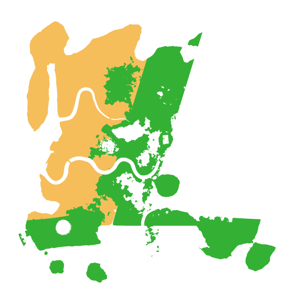 Biome Rust Map: Procedural Map, Size: 3550, Seed: 16324573