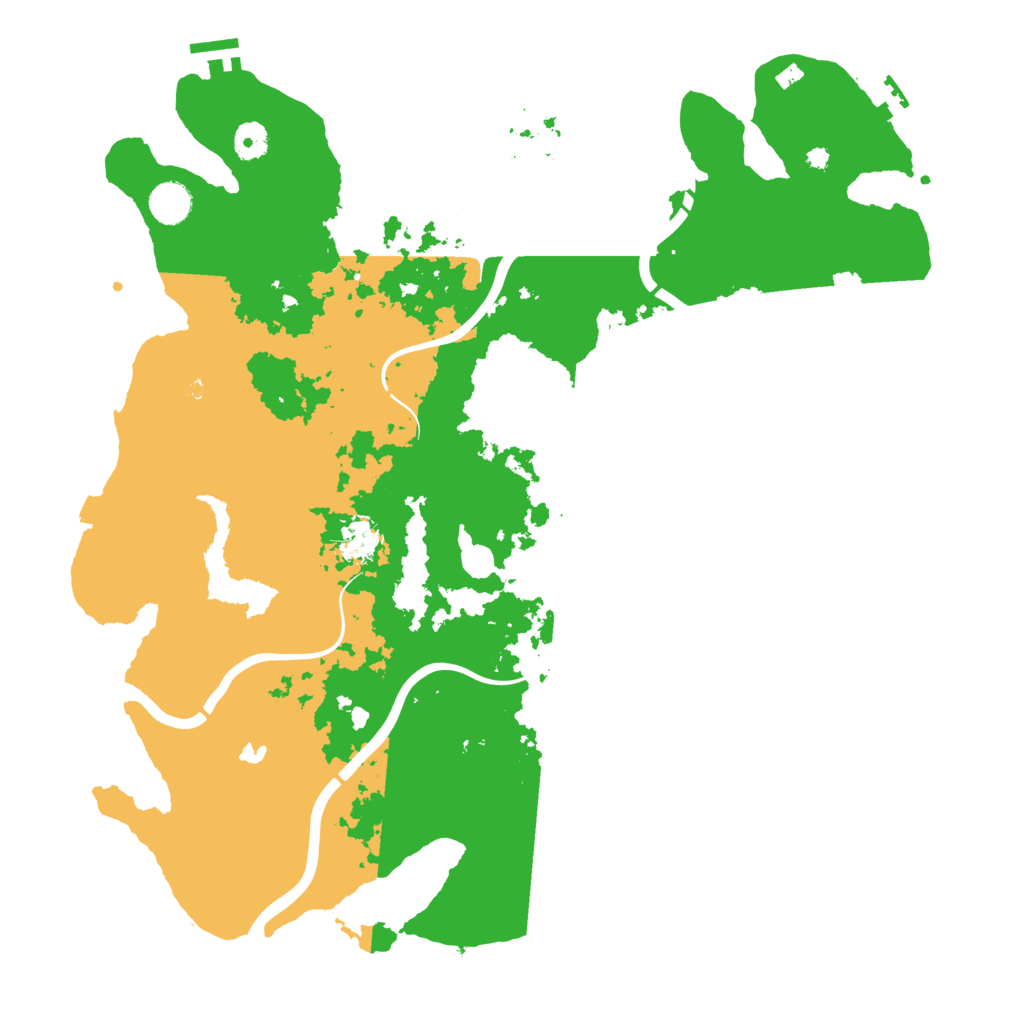 Biome Rust Map: Procedural Map, Size: 4250, Seed: 1045444558