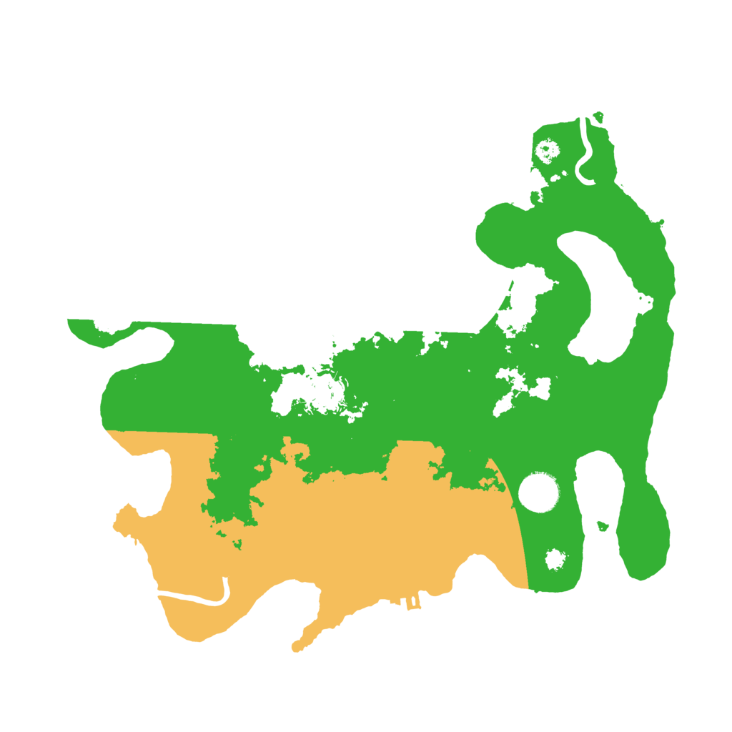 Biome Rust Map: Procedural Map, Size: 3250, Seed: 18029