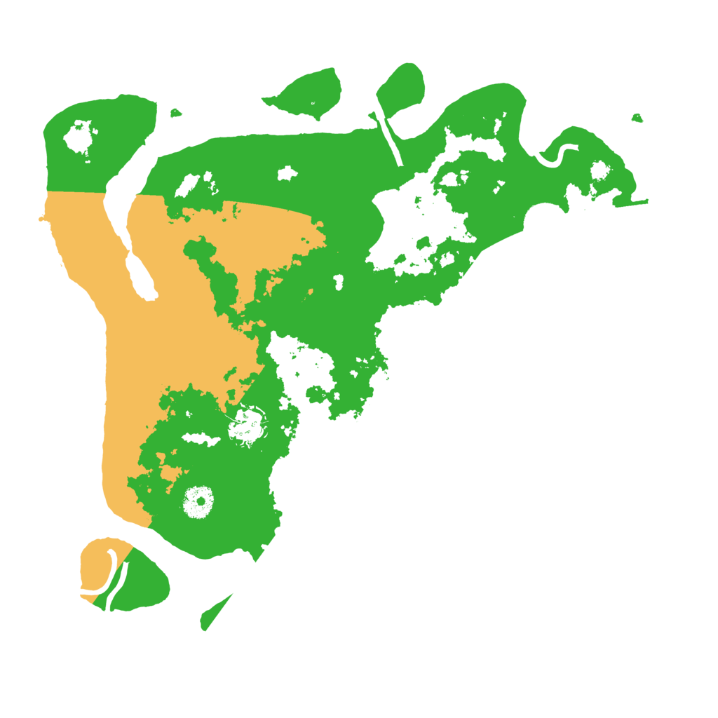 Biome Rust Map: Procedural Map, Size: 3400, Seed: 20338034