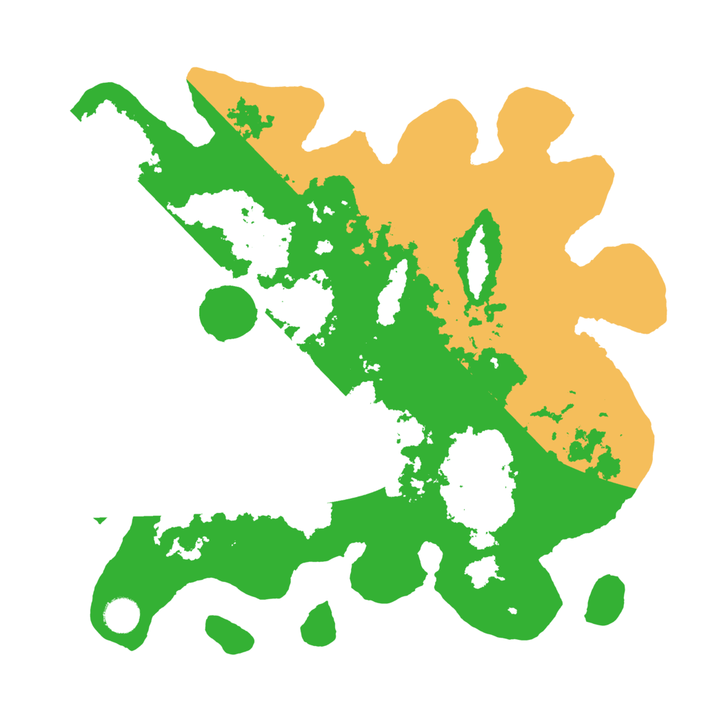 Biome Rust Map: Barren, Size: 3500, Seed: 428621450