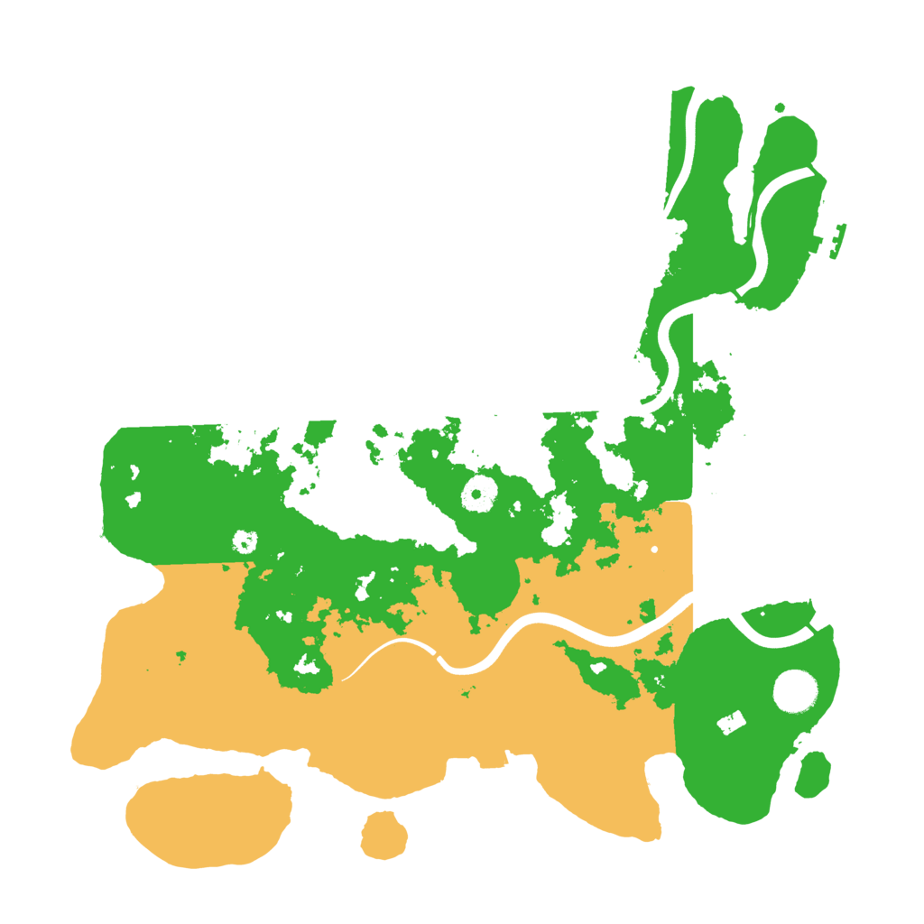 Biome Rust Map: Procedural Map, Size: 3800, Seed: 113066305