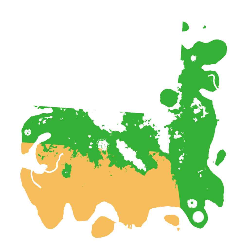 Biome Rust Map: Procedural Map, Size: 3900, Seed: 51167373