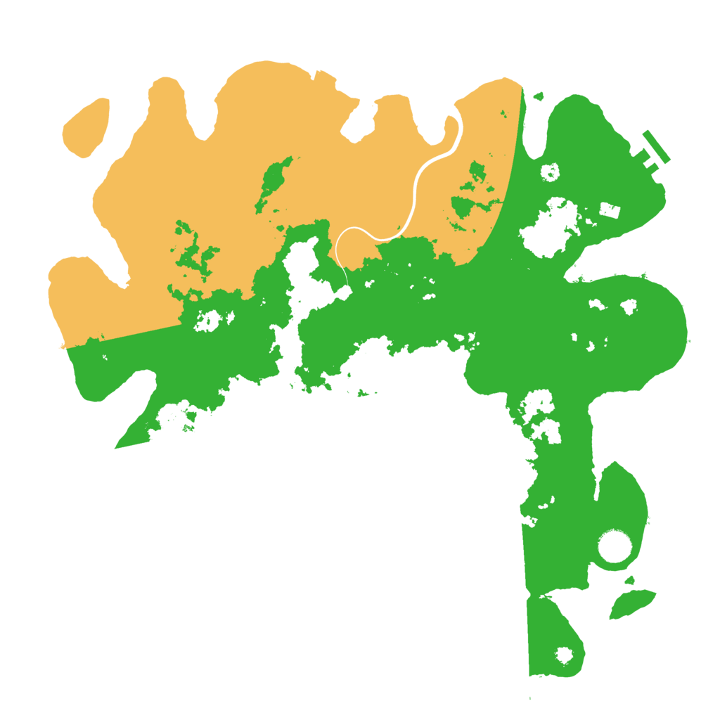 Biome Rust Map: Procedural Map, Size: 3850, Seed: 66225201