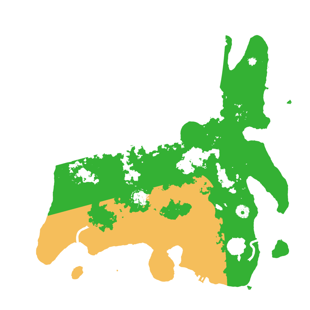 Biome Rust Map: Procedural Map, Size: 3500, Seed: 606439211