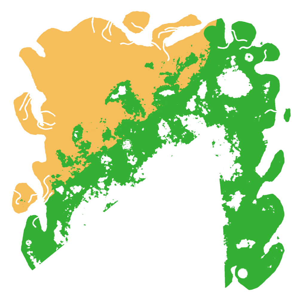 Biome Rust Map: Procedural Map, Size: 5500, Seed: 64520756