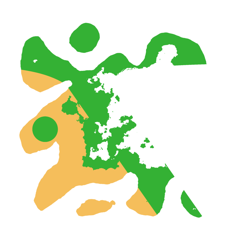 Biome Rust Map: Barren, Size: 2500, Seed: 1512513