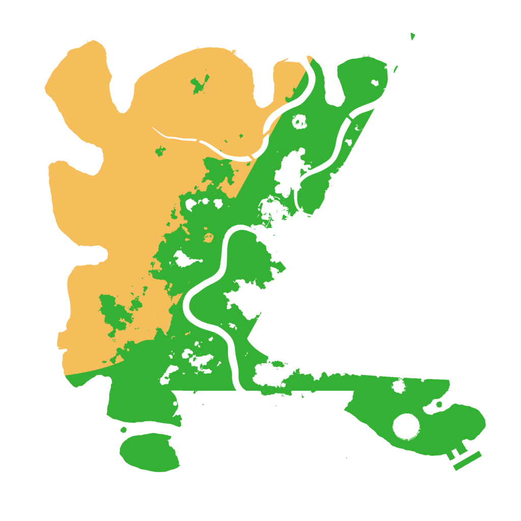 Biome Rust Map: Procedural Map, Size: 3500, Seed: 1729526053