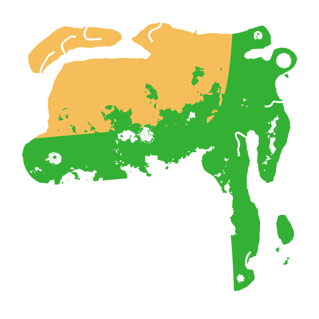 Biome Rust Map: Procedural Map, Size: 3750, Seed: 538404049