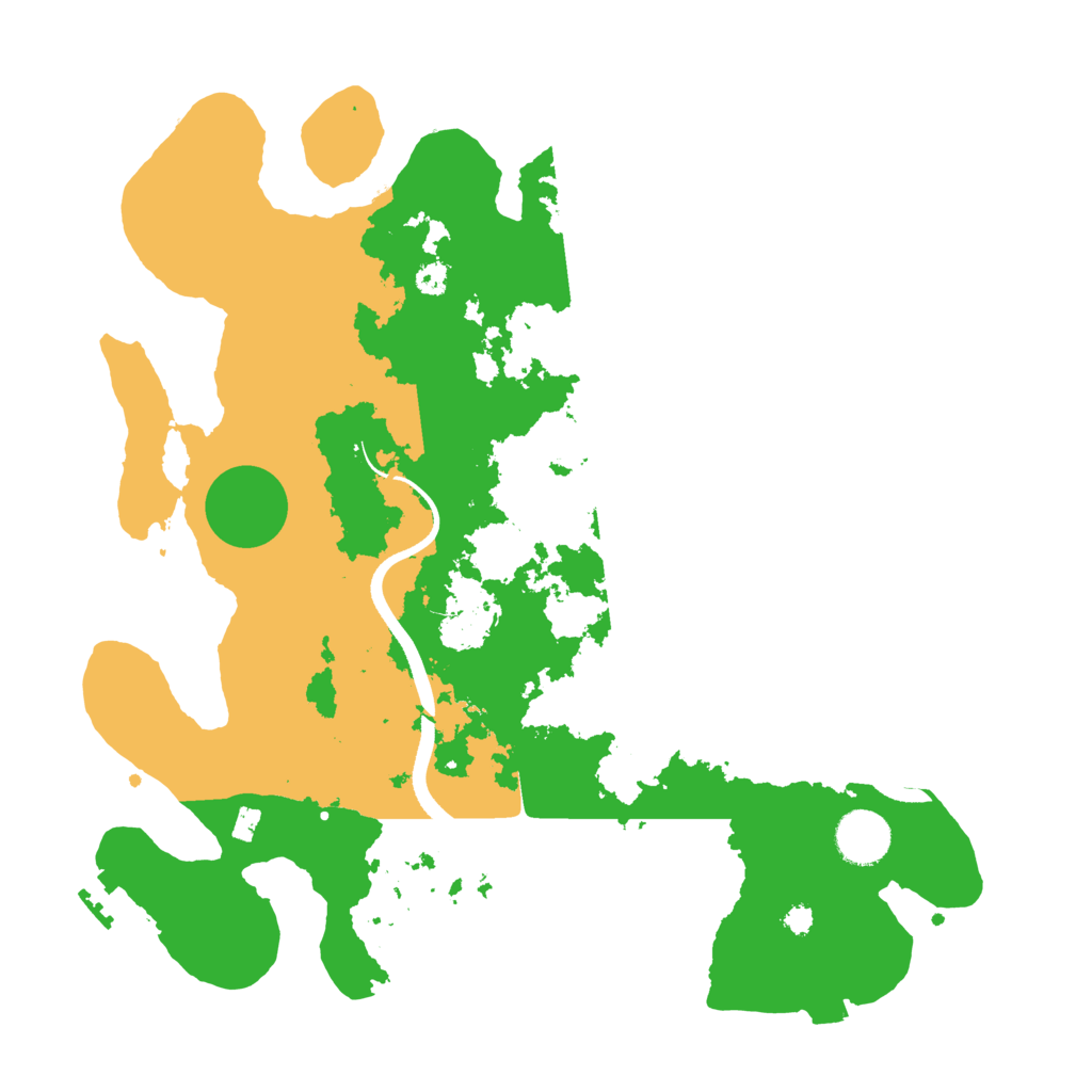 Biome Rust Map: Procedural Map, Size: 3500, Seed: 1977453625