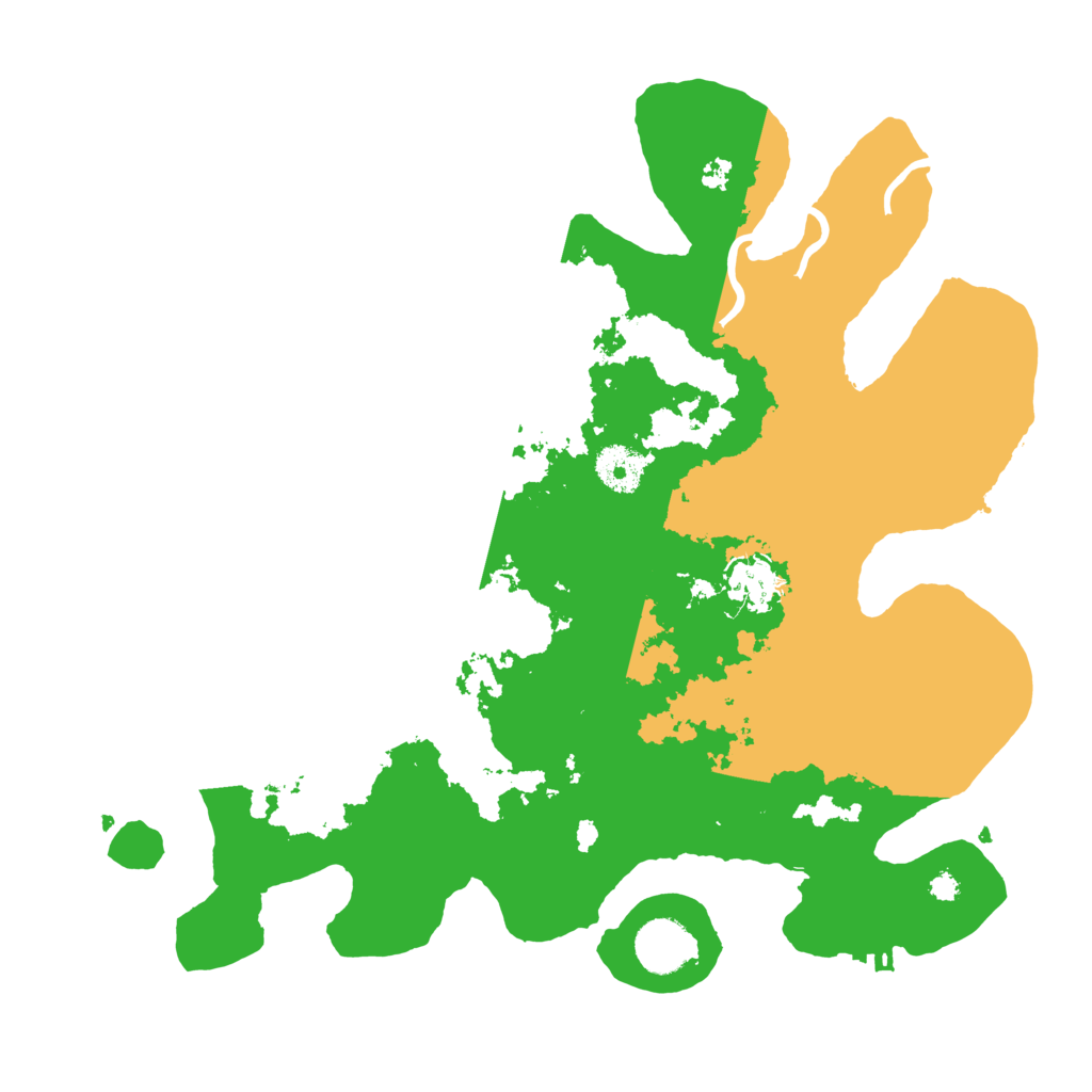 Biome Rust Map: Procedural Map, Size: 3500, Seed: 9183711