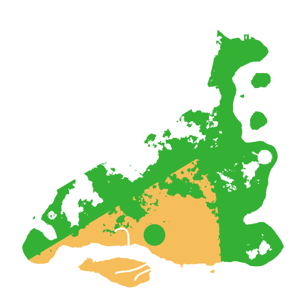 Biome Rust Map: Procedural Map, Size: 3700, Seed: 1864413635