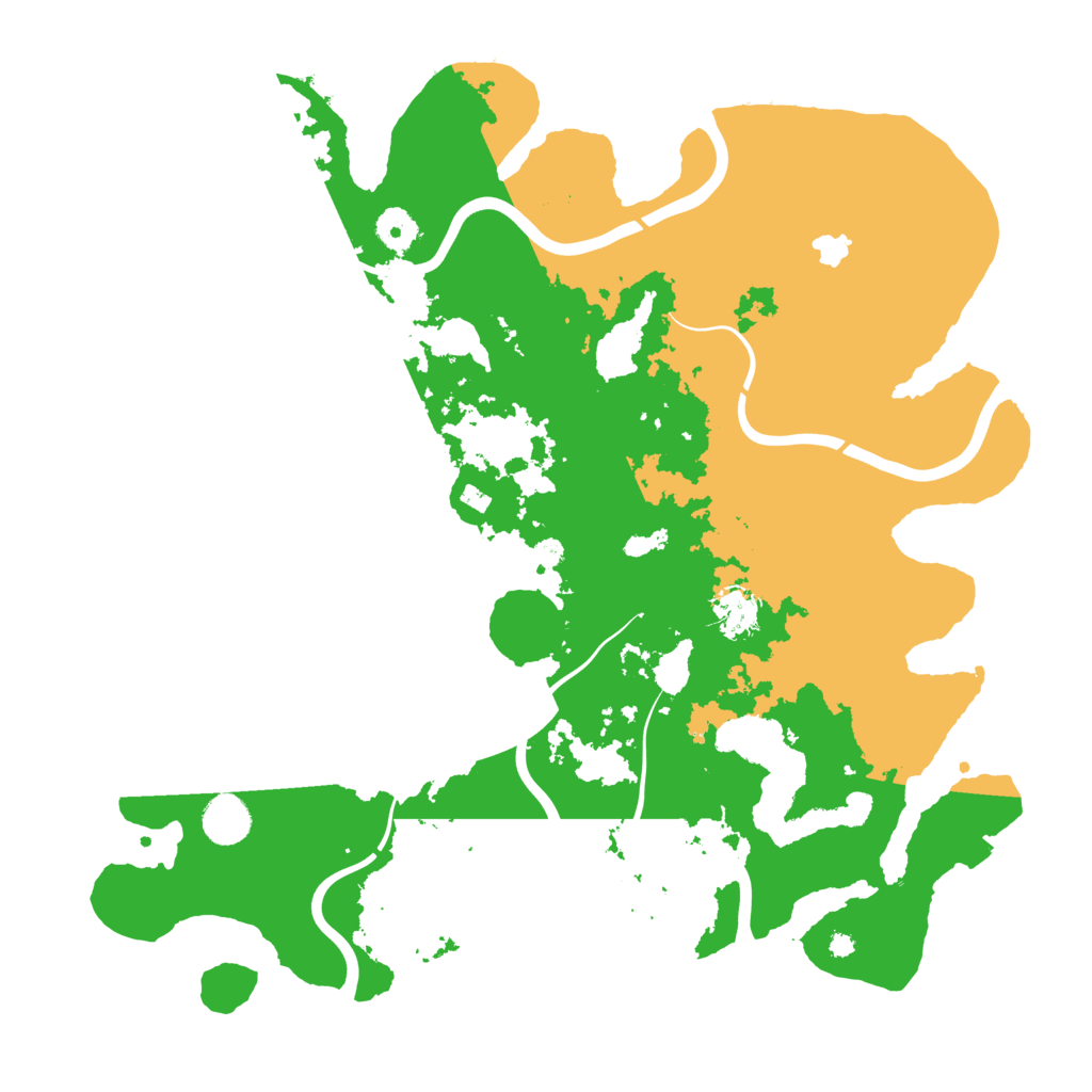 Biome Rust Map: Procedural Map, Size: 4000, Seed: 4356