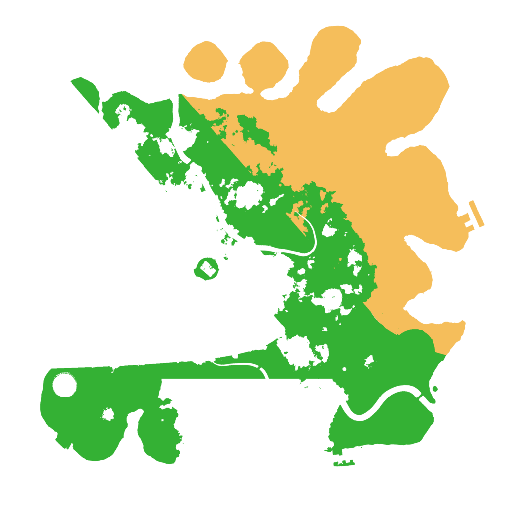 Biome Rust Map: Procedural Map, Size: 3700, Seed: 1959510462