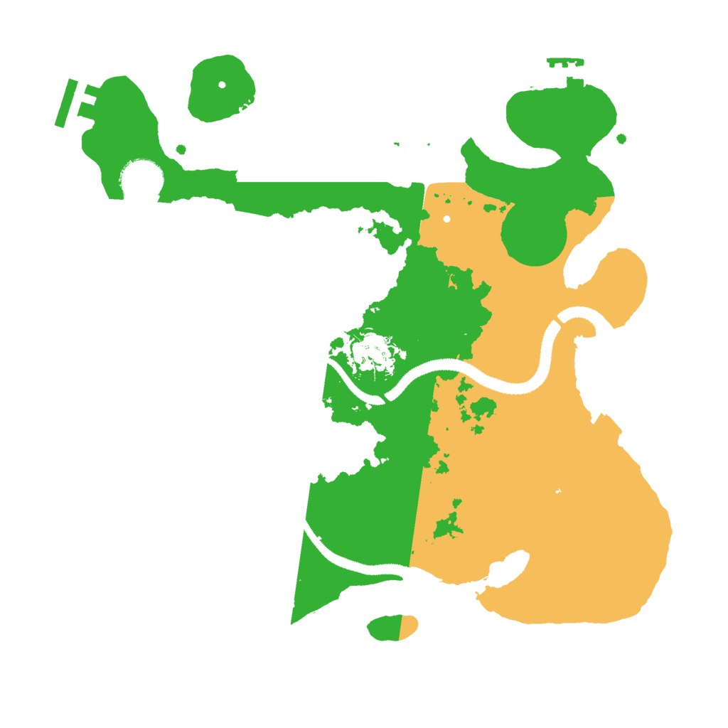 Biome Rust Map: Procedural Map, Size: 3000, Seed: 139638836