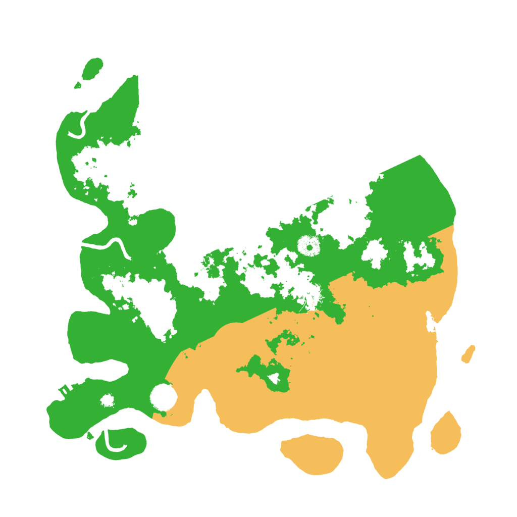 Biome Rust Map: Procedural Map, Size: 3500, Seed: 575081572