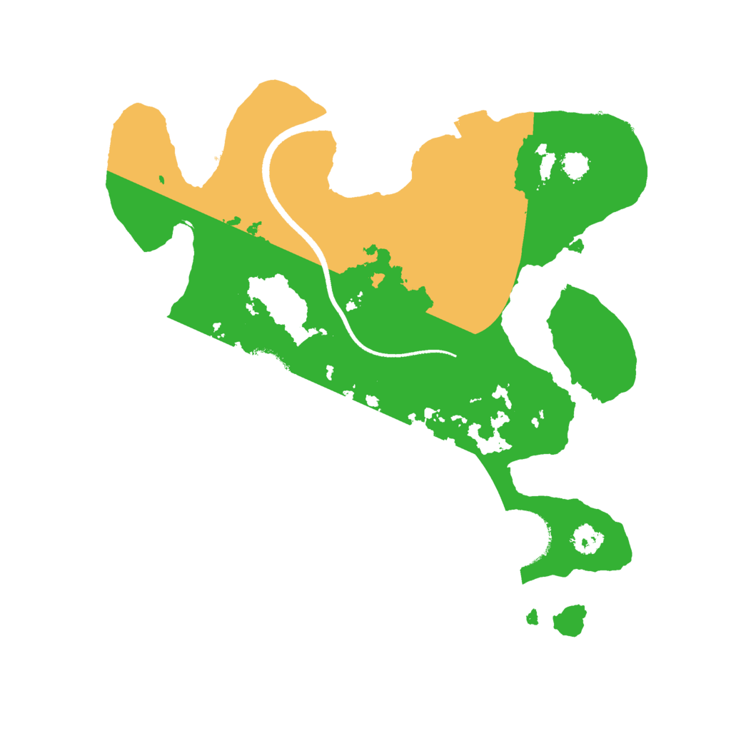 Biome Rust Map: Procedural Map, Size: 2500, Seed: 1510102628