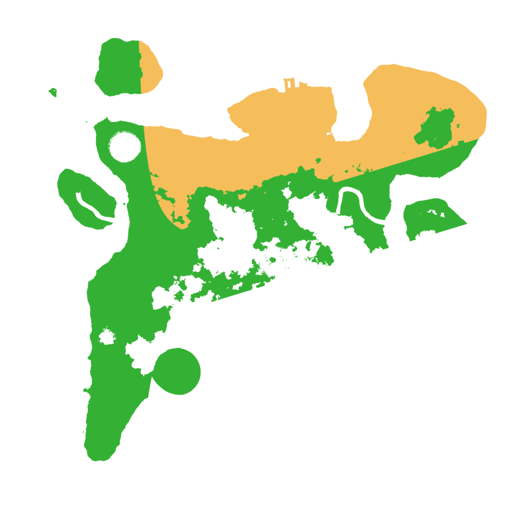 Biome Rust Map: Procedural Map, Size: 3000, Seed: 732971386