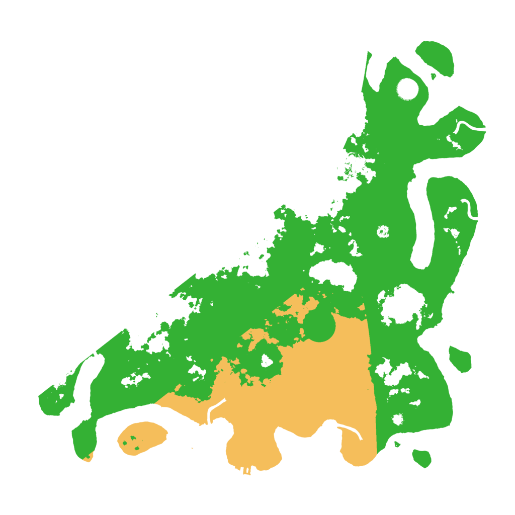 Biome Rust Map: Procedural Map, Size: 4200, Seed: 391