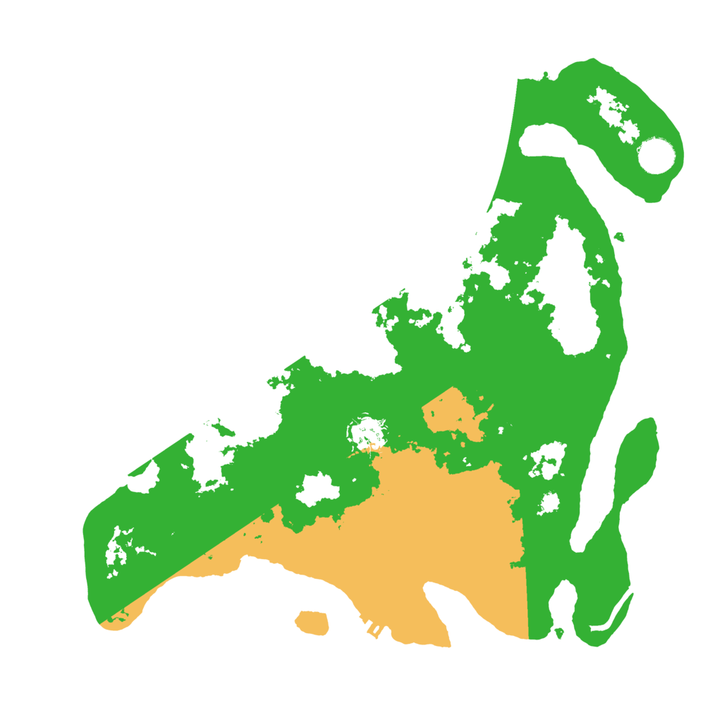 Biome Rust Map: Procedural Map, Size: 3500, Seed: 719