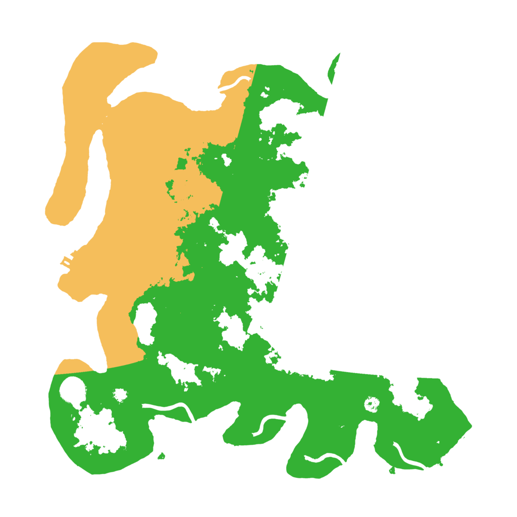 Biome Rust Map: Procedural Map, Size: 3500, Seed: 780743001