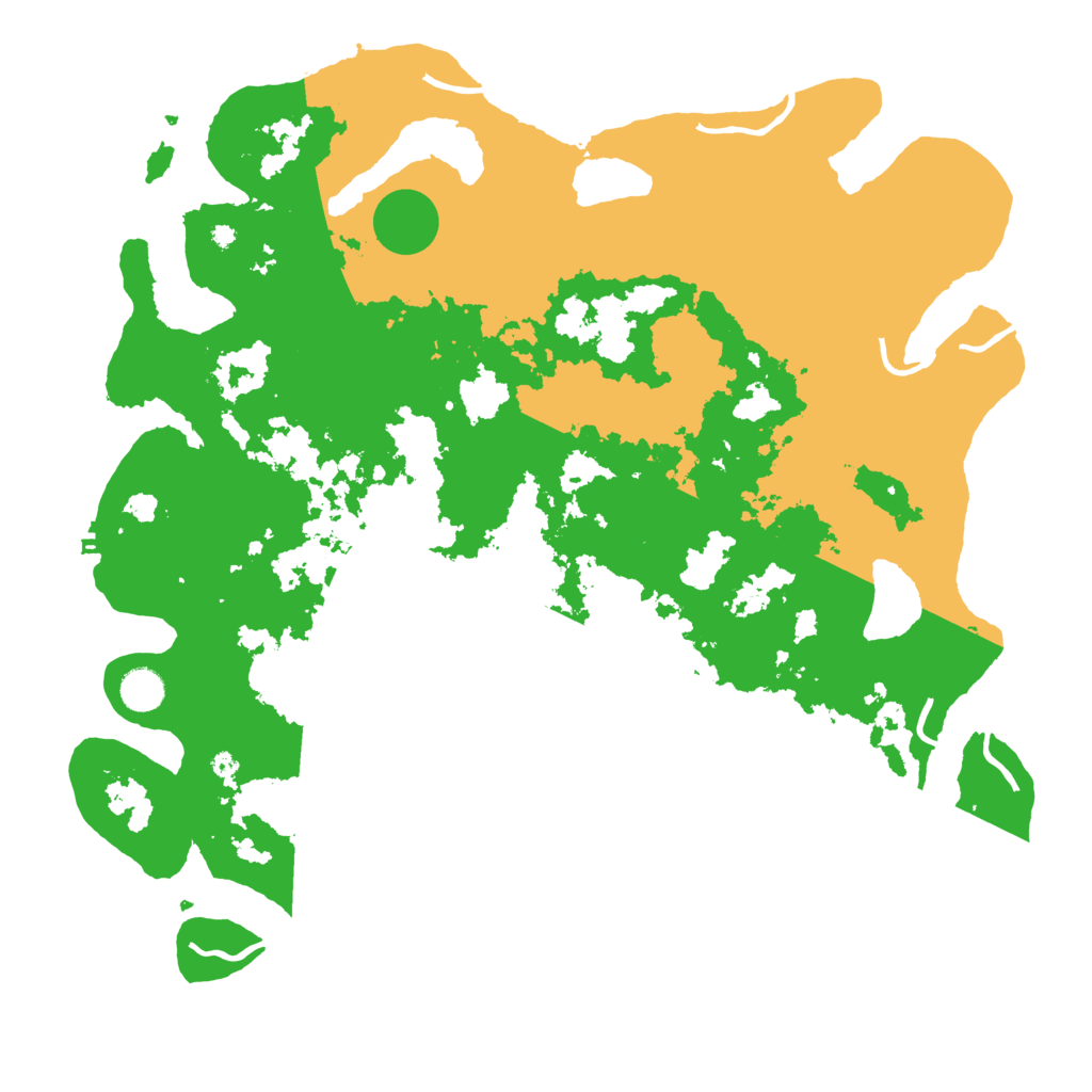 Biome Rust Map: Procedural Map, Size: 4400, Seed: 36693412