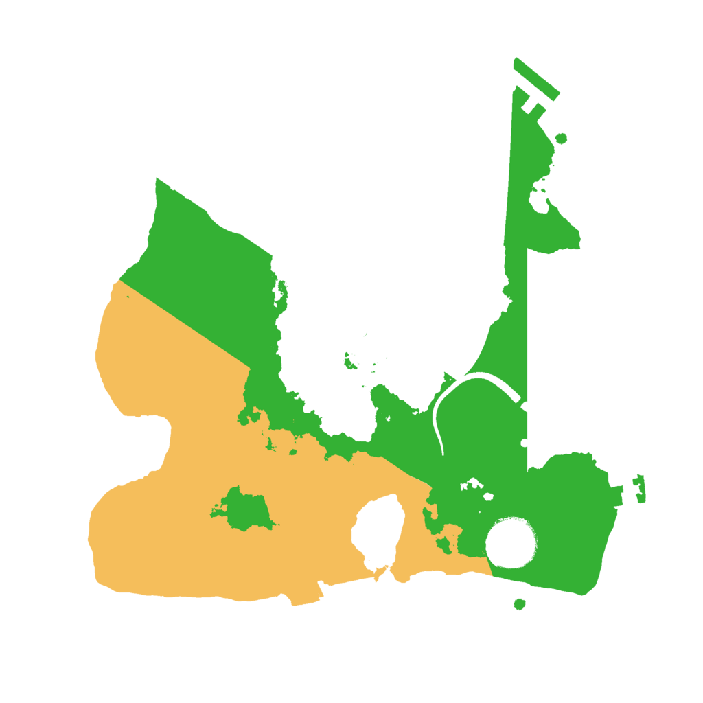 Biome Rust Map: Procedural Map, Size: 2500, Seed: 426376