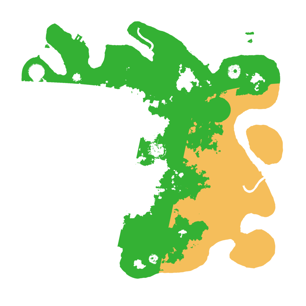 Biome Rust Map: Procedural Map, Size: 3400, Seed: 14478246
