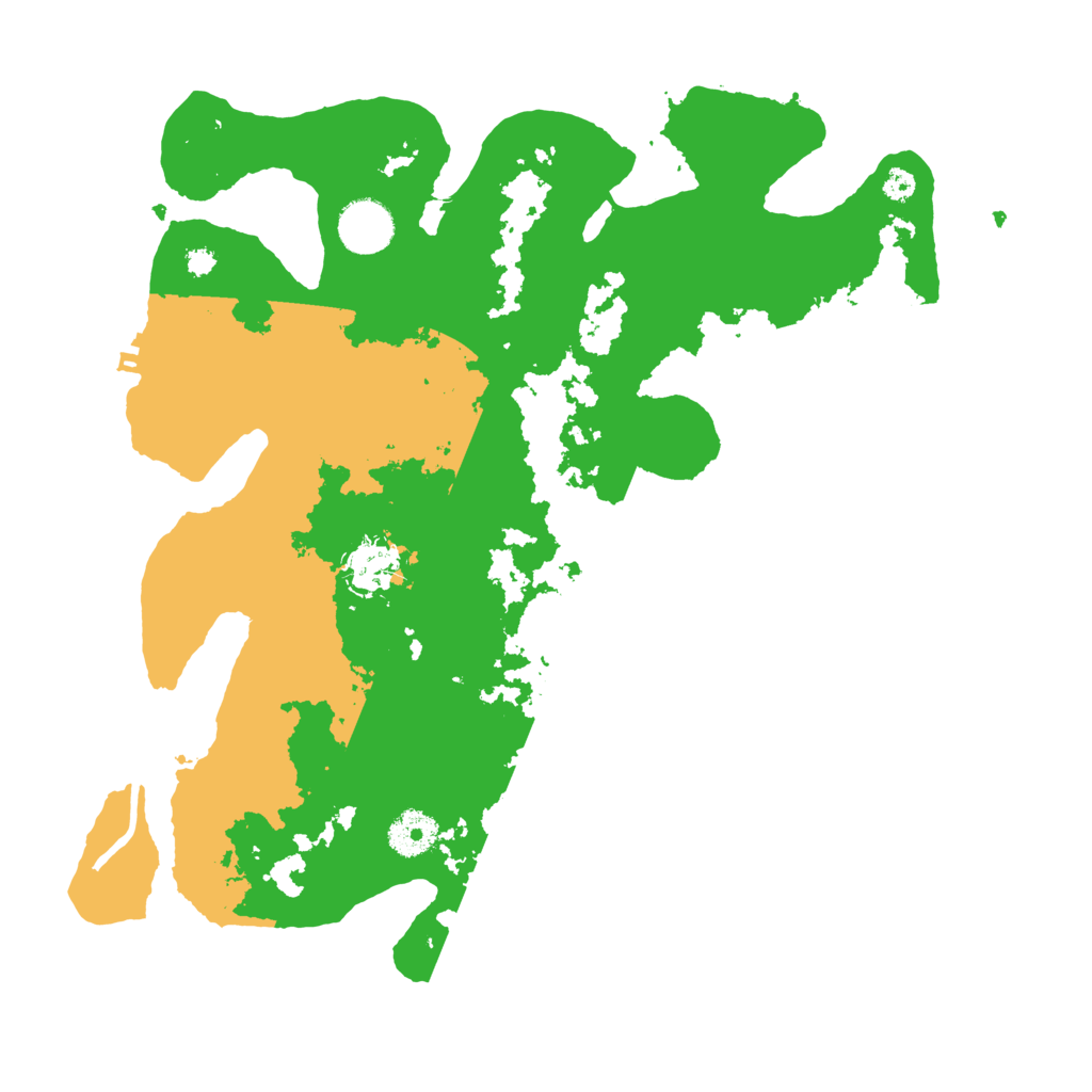Biome Rust Map: Procedural Map, Size: 3500, Seed: 1100189808