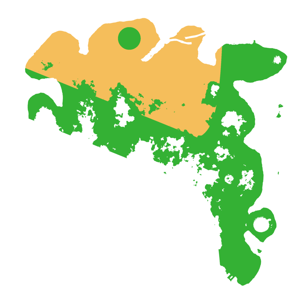 Biome Rust Map: Procedural Map, Size: 3550, Seed: 78417202